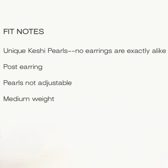 Cult Gaia Devora Keshi Freshwater Post Back Pearl Earrings - Picture 8 of 15